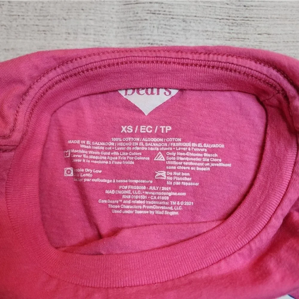 Care bear Tshirt size xs.